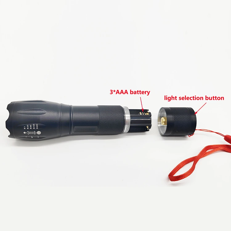 250lm tactical LED zoom fashlight