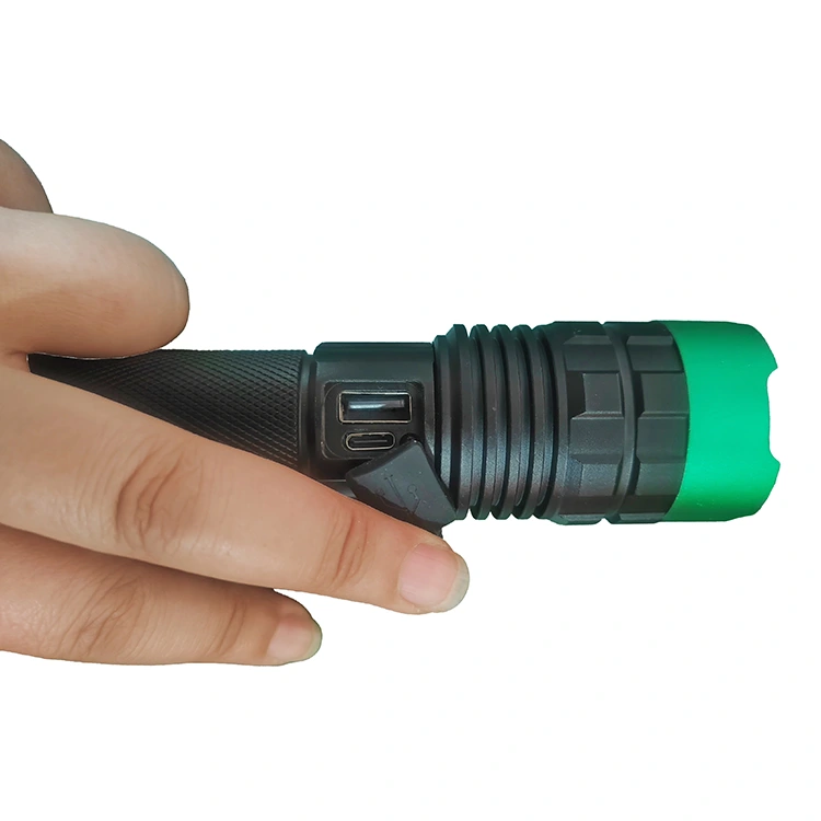5000lumen COB rechargeable flashlight